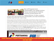 Tablet Screenshot of pelatihannse.net